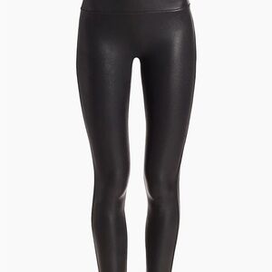 SPANX Faux Leather Black Leggings